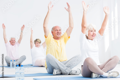 Deriving pleasure from fitness for seniors classes