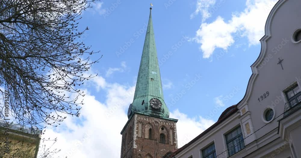 Roof of church in Riga, Latvia Roof of church in Riga, Latvia