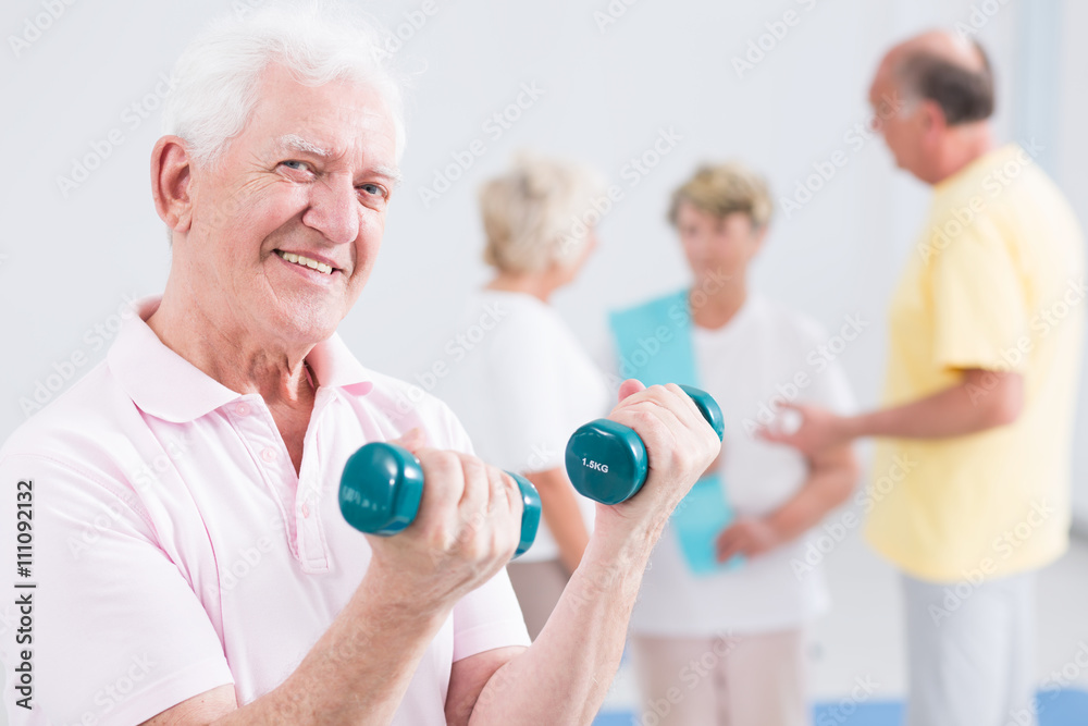 Physical effort helping him stay active for long Physical effort helping him stay active for long