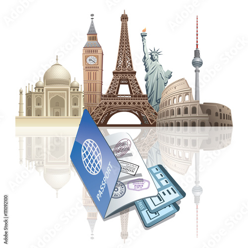  passport and ticket