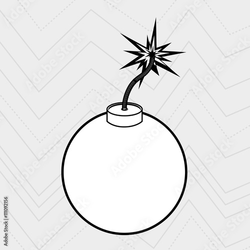 explosive cartoon design 