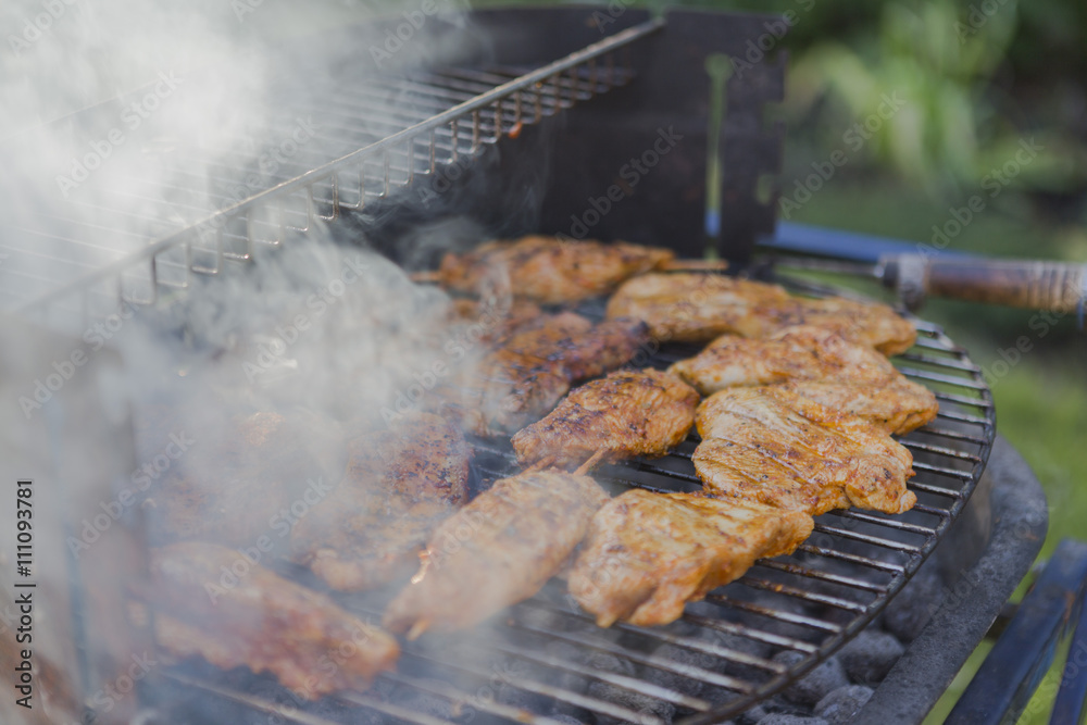 have a Barbecue in summer in the garden have a Barbecue in summer in the garden