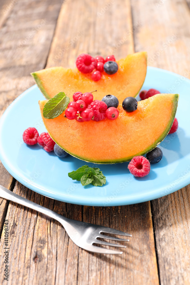 melon and berries fruits melon and berries fruits