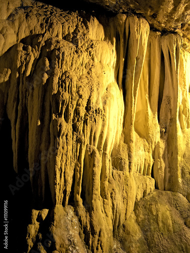 Inside of a cave photo