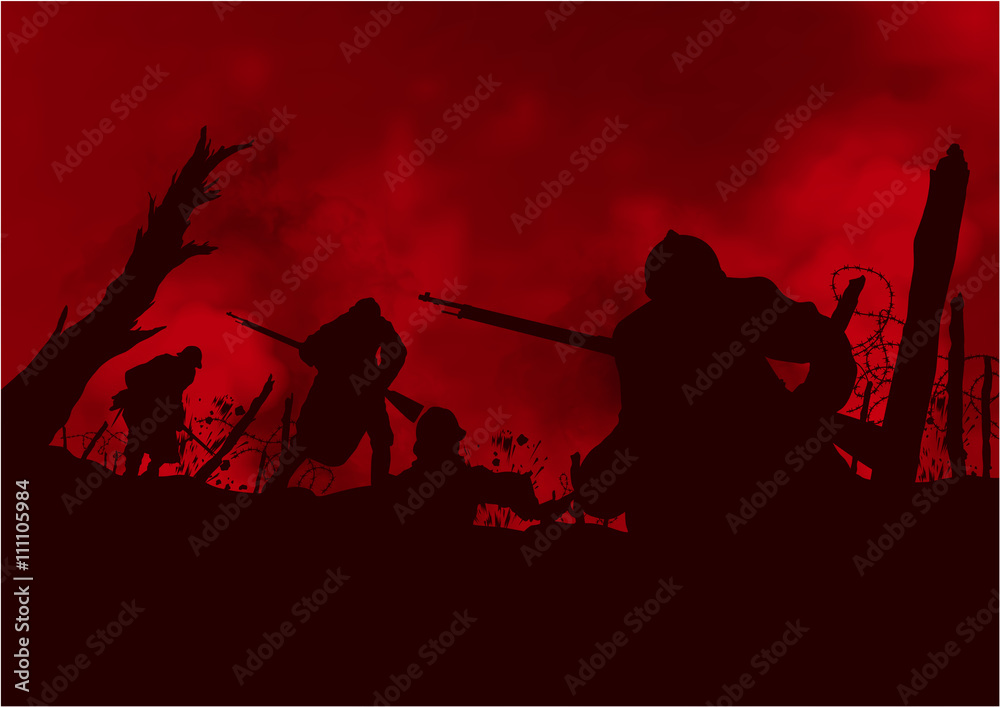 Guerre de tranchées 14-18