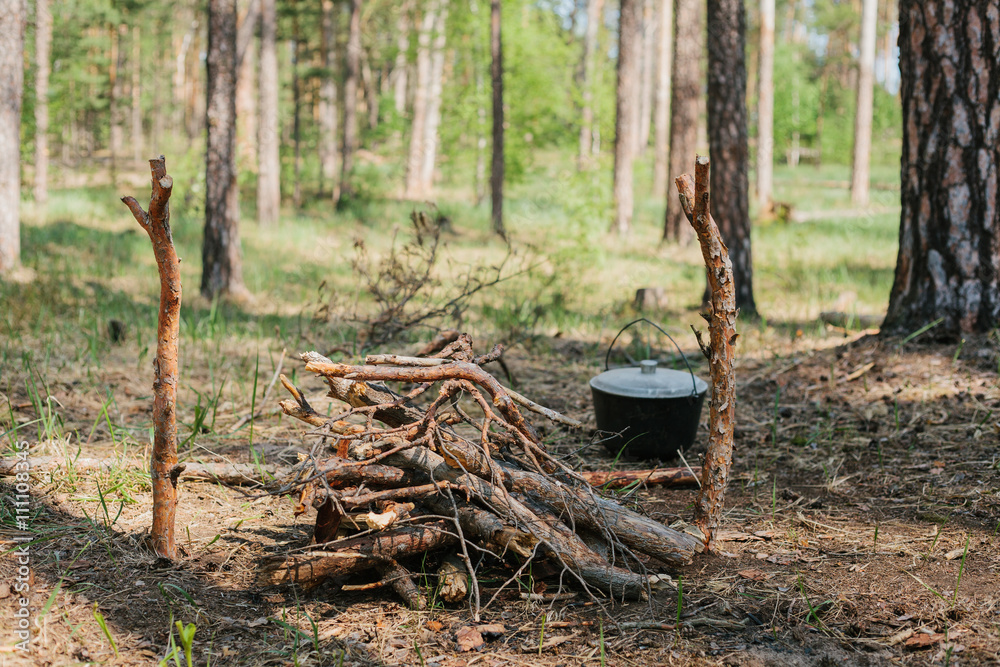 Bonfire next to the tourist camp. Journey into the wild concept.
Bonfire next to the tourist camp. Journey into the wild concept.