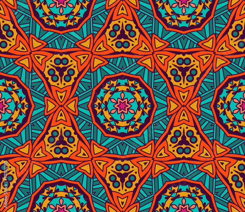 Abstract ethnic geometric pattern design