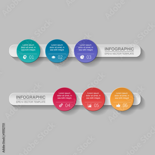 Vector infographic template