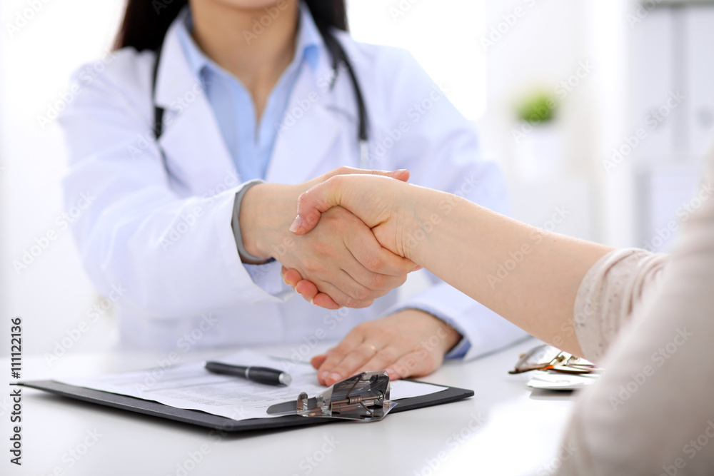 Partnership, trust and medical ethics concept Partnership, trust and medical ethics concept