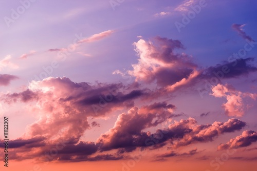 Sunset Cloudscape Background