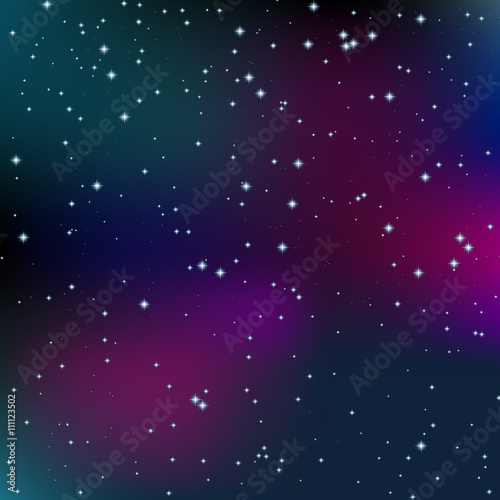 Night sky with stars Vector