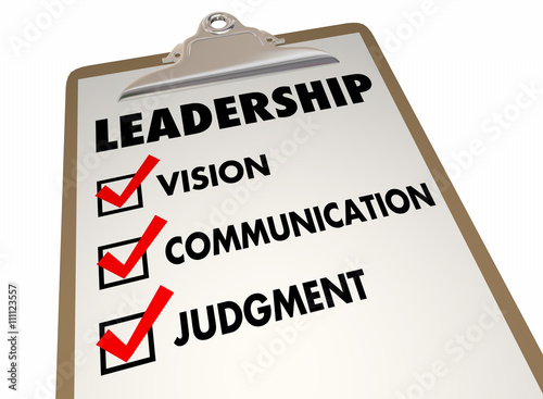 Leadership Steps Method Process Clipboard Checklist 3d Illustrat
