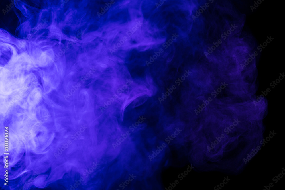 Abstract blue smoke hookah. Abstract blue smoke hookah.