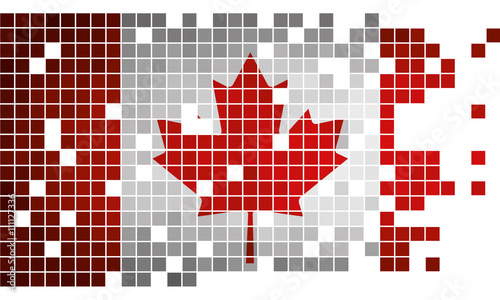 Mosaic flag of Canada