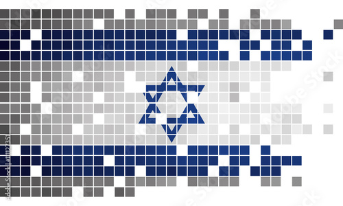 Mosaic flag of Israel