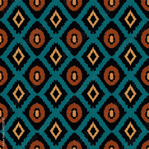Fototapeta Ethnic seamless pattern, carpet, rug