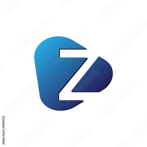 Free Download initial letter logo trianggle rounded z - GFXLoad