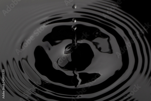 black water droplets
