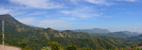 Fototapeta Naklejka Na Ścianę i Meble -  Panorama view of Khao Kho mountain