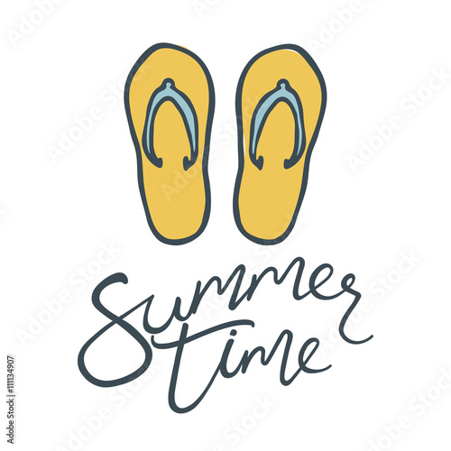 Flip flops doodle