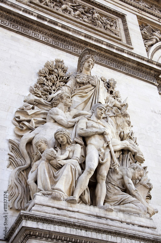 Statue on Arc de Triomphe