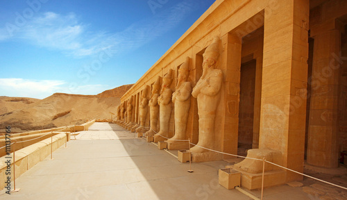 Anscient Temple of Karnak in Luxor - Ruined Thebes Egypt photo