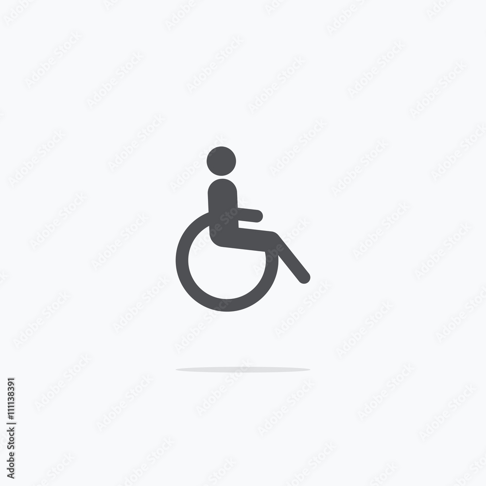 Disabled. Icon disabled. Vector illustration on light background Disabled. Icon disabled. Vector illustration on light background