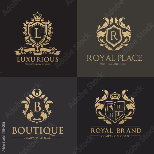 Luxury logo set, Best selected collection for hotel and fashion brand identity