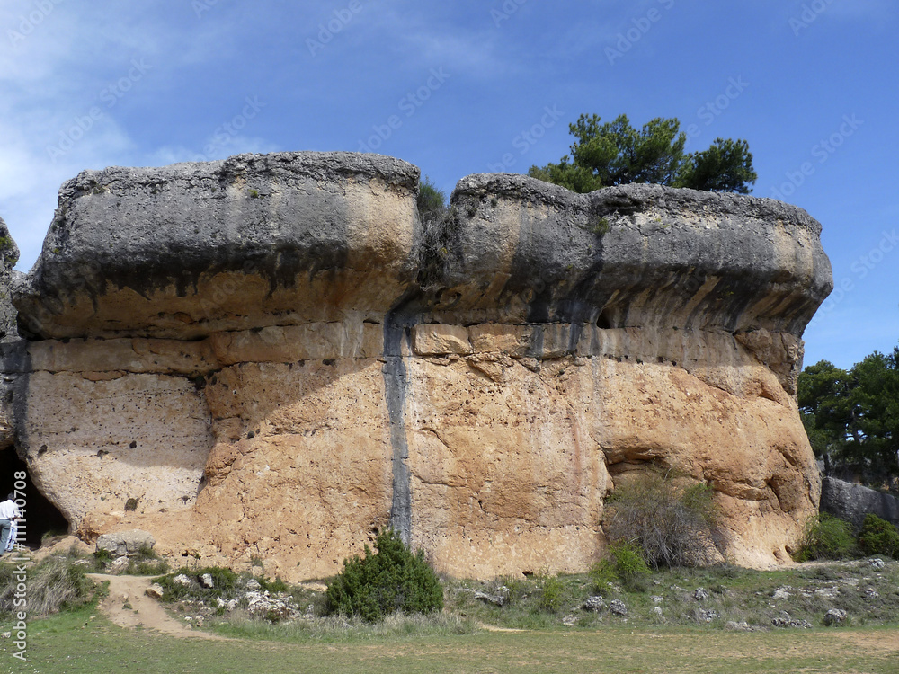 CIUDAD ENCANTADA DE CUENCA,  paraje natural de formaciones rocosas calcáreas o calizas formadas a lo largo de miles de años.