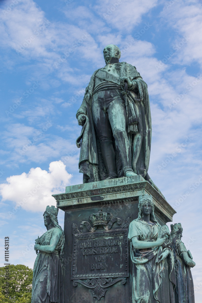 Fototapeta premium Karl Friedrich Statue