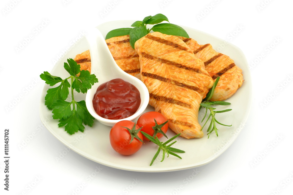 polędwiczki z kurczaka grillowane polędwiczki z kurczaka grillowane