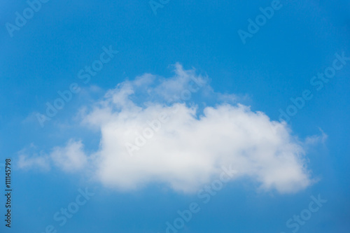 Cloud Against The Blue Sky..