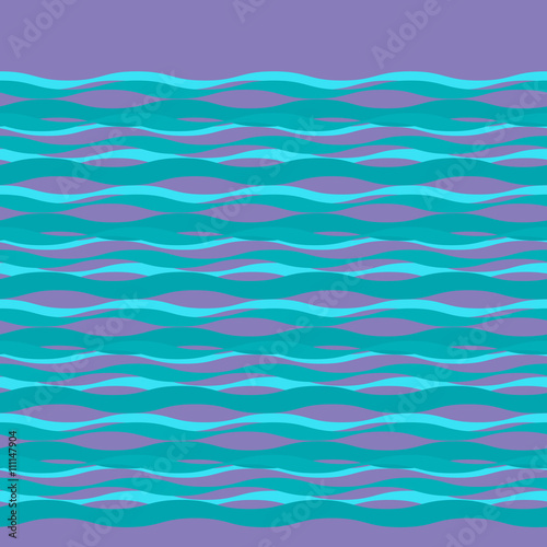 Sea theme, waves and sea breeze, sea background - vector illustr