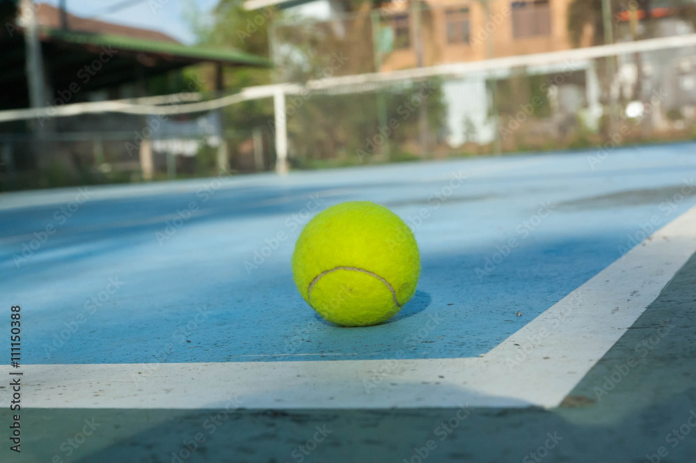 tennis ball court