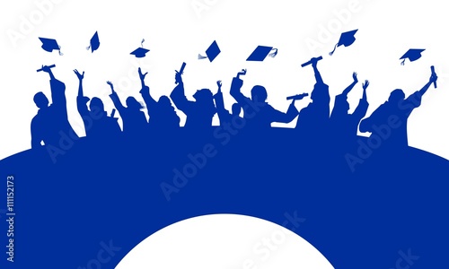 graduation celebration, receiving diplomas