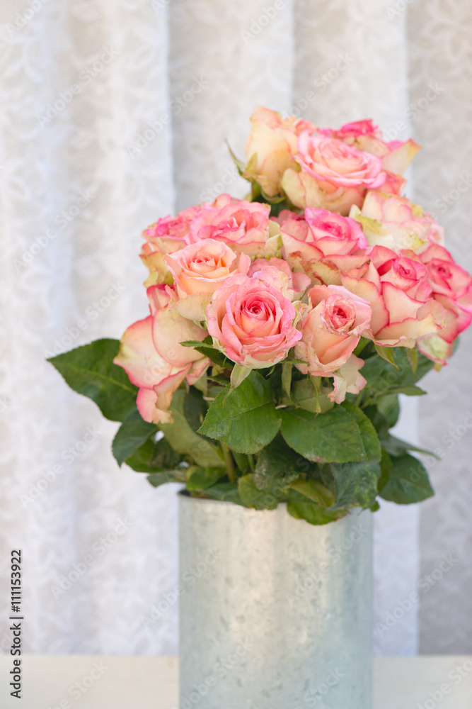 Obraz premium flower bouquets , bunch of Pink Rose flowers