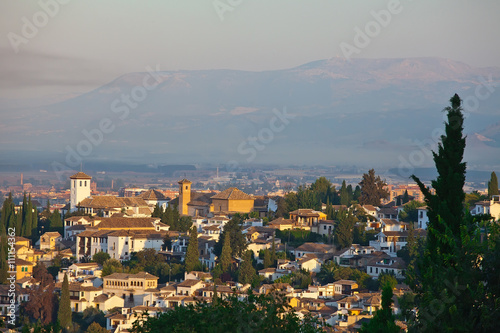 View of Granada from the top