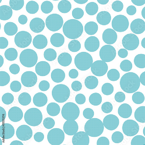 Seamless dots pattern with white background