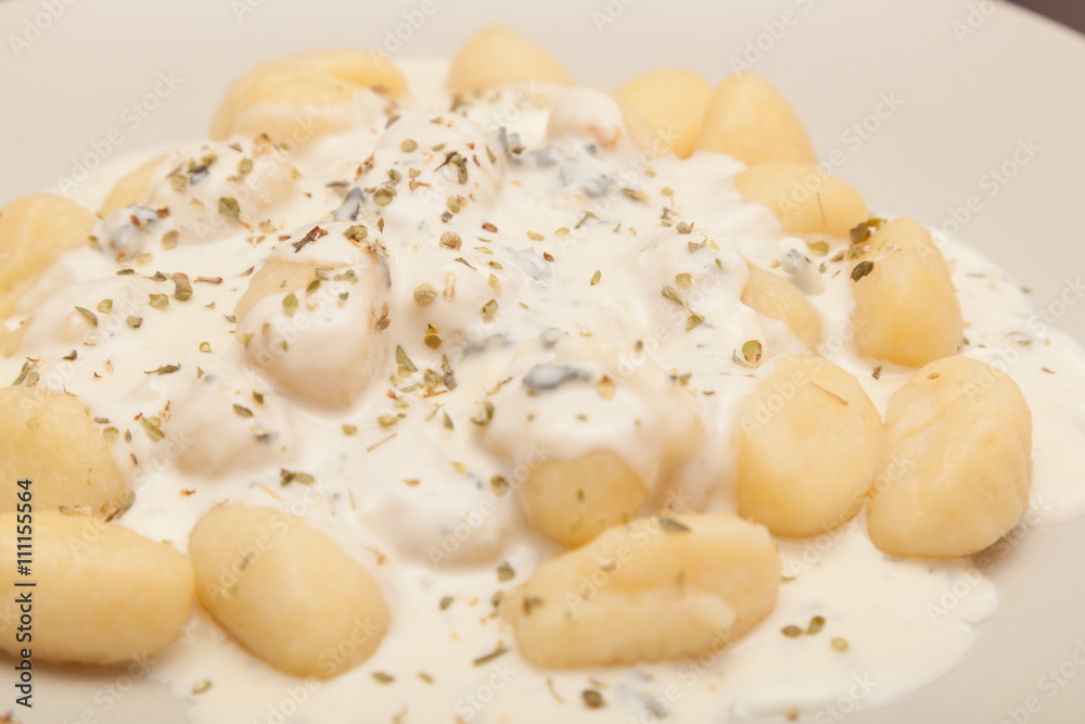 Gnocchi with cheese Gnocchi with cheese