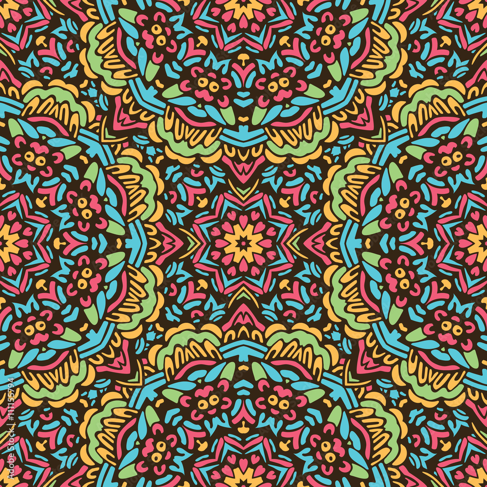 Damask vector floral ornament seamless pattern Damask vector floral ornament seamless pattern