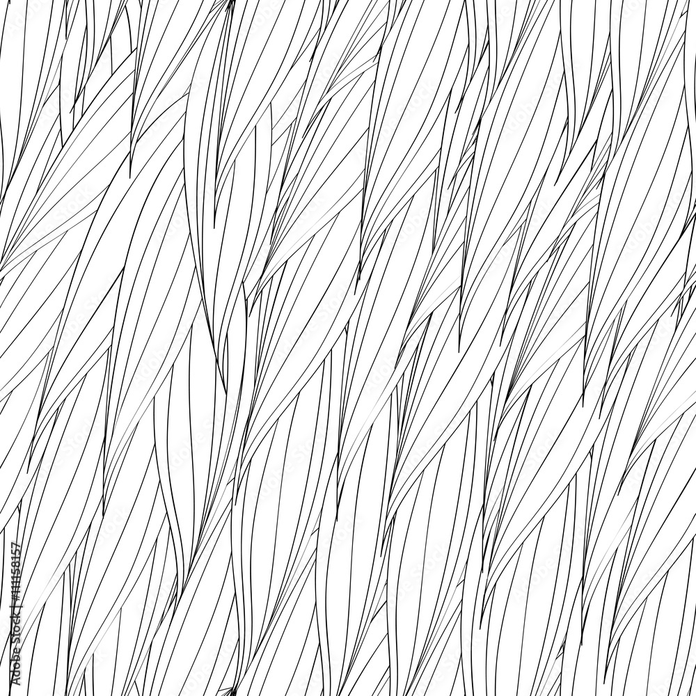 Seamless vector pattern of interwoven leaves. Seamless vector pattern of interwoven leaves.