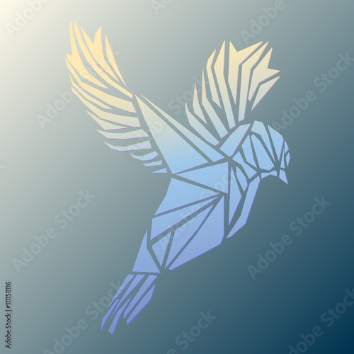 Simple polygon bird