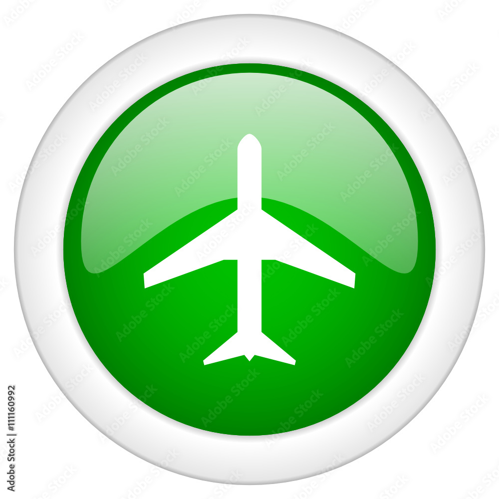 green glossy vector plane web icon green glossy vector plane web icon