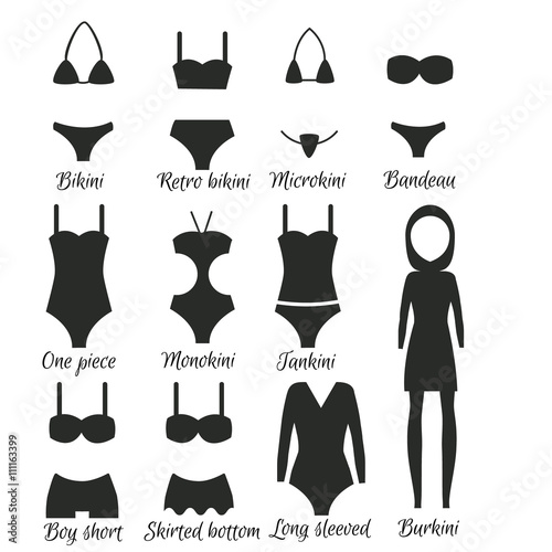 Swimsuits models photo
