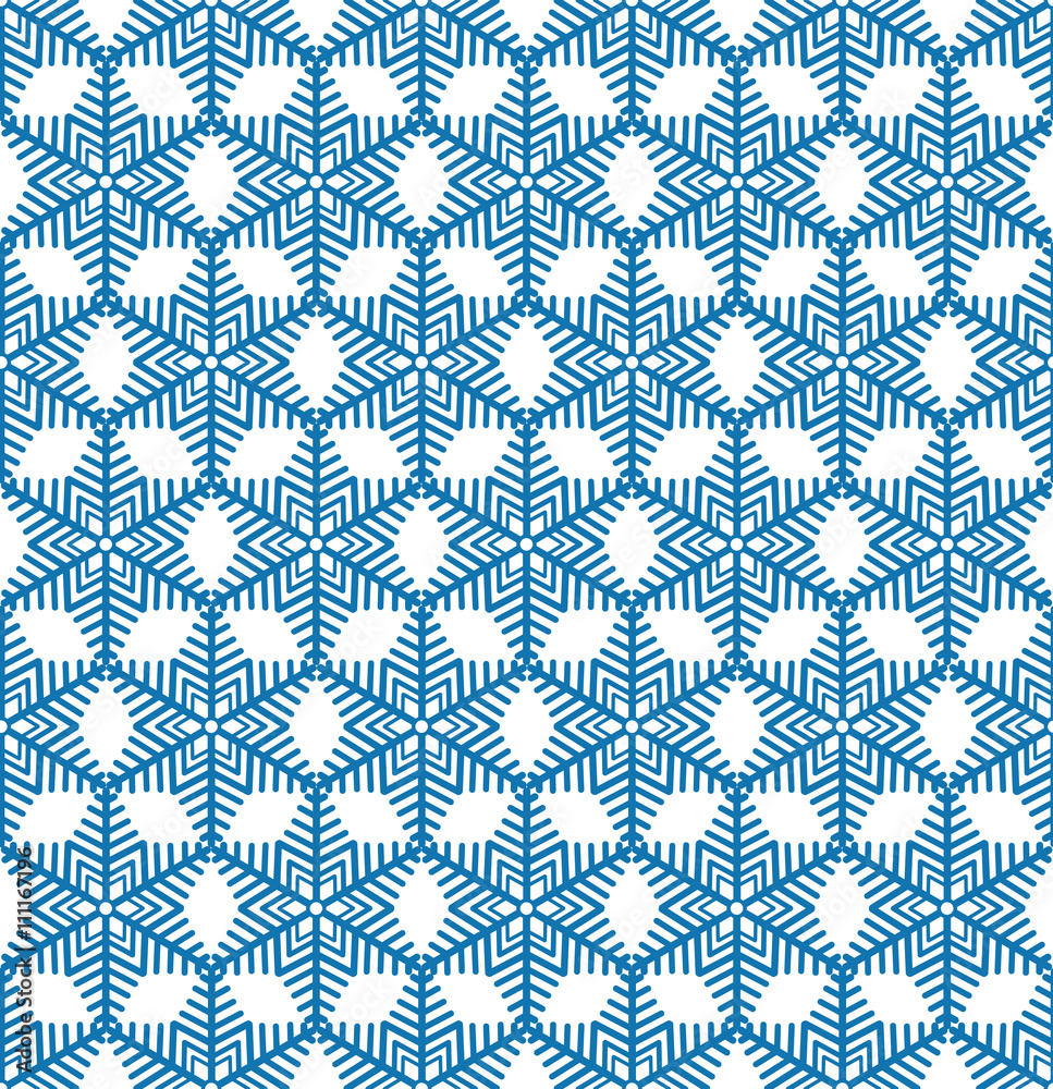 Abstact winter snow seamless pattern Swirl floral geometric ornament Abstact winter snow seamless pattern Swirl floral geometric ornament