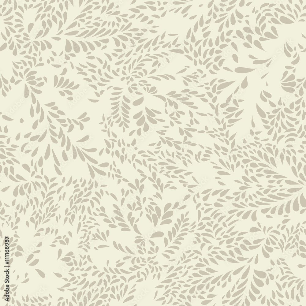 Abstract floral pattern. Seamless floral ornamental texture Nature stylish background