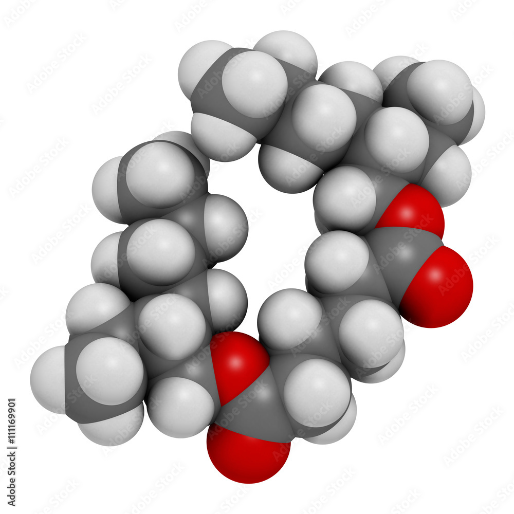 Bis(2-ethylhexyl) adipate (DEHA, diisooctyl adipate) plasticizer molecule Bis(2-ethylhexyl) adipate (DEHA, diisooctyl adipate) plasticizer molecule