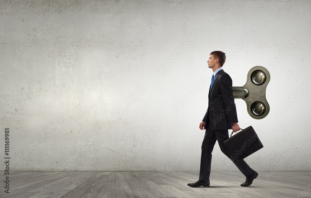 Obraz premium He never stops to move forward