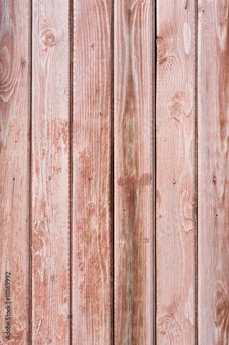 Old wooden fence painted brown background © alexeyborodin