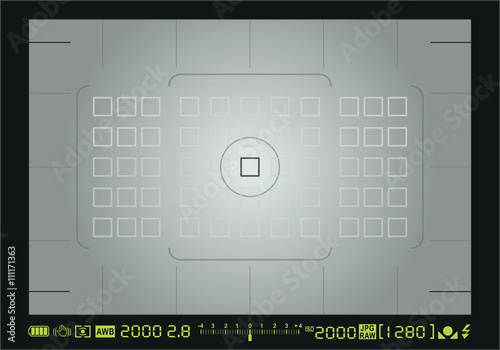 Camera focusing screen